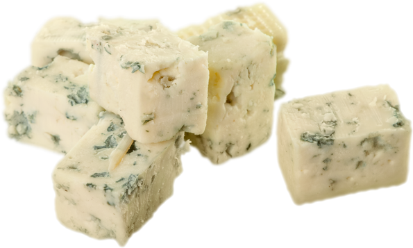 Cubes of Gorgonzola Cheese -